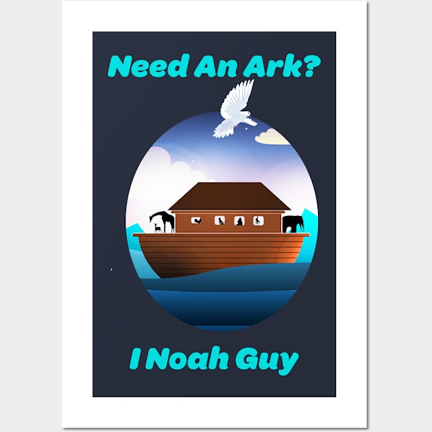 need an ark i noah guy Wall Art by denissmartin2020